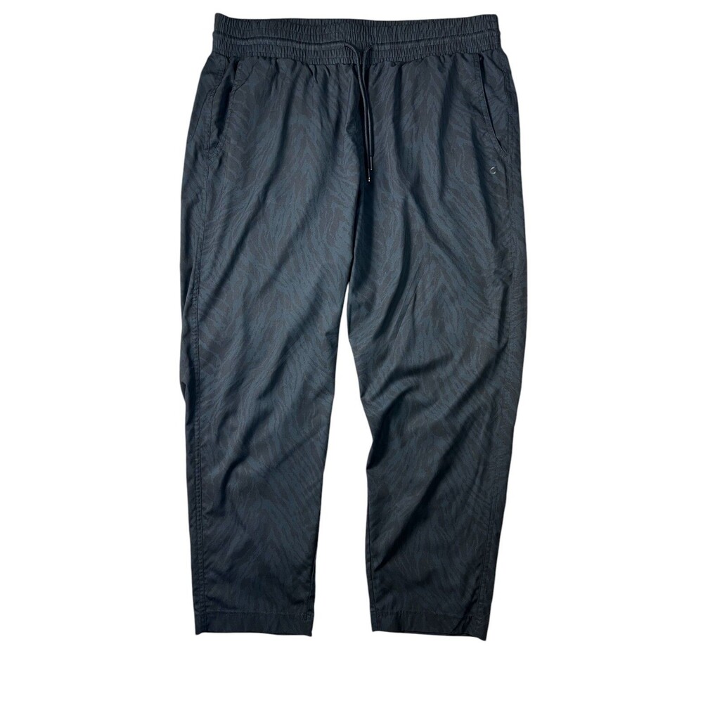 Gap Fit Pull-on Lightweight Ankle Jogger  Size XL  Black Zebra Print  Athleisure